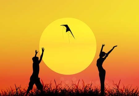 Earth day  Season nature Vectorのイラスト素材