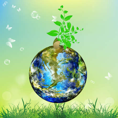 Earth day Season nature Climate Earth Vectorのイラスト素材