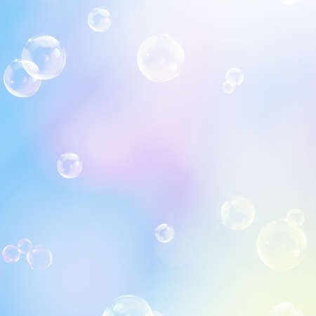 Abstract colorful  background with soap bubble