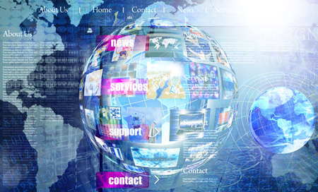 Programming Internet website networkの写真素材