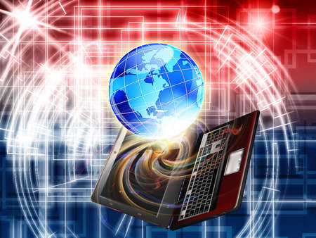 Internet technology Network concept
