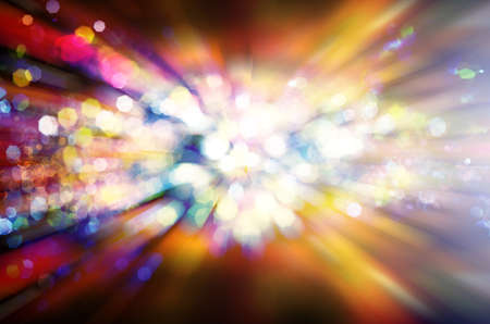 NightClub Holiday Party  Blue Abstract Backdrop with Lightsの写真素材