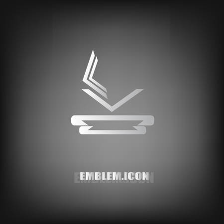 Abstract Metallic Symbol Vector のイラスト素材