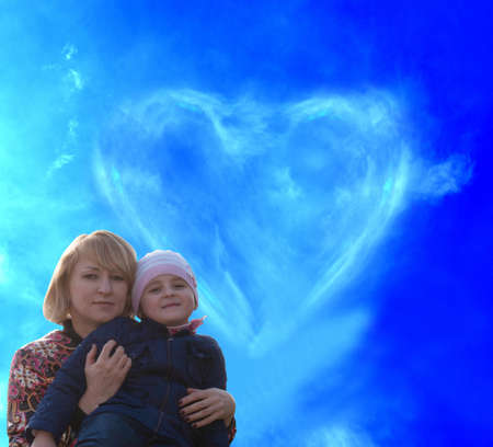 Mother with baby.Happiness family concept