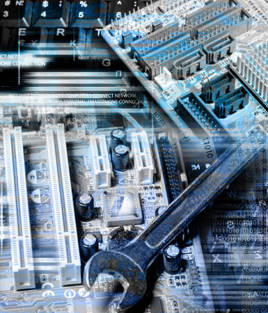 Generation computer technologyの写真素材