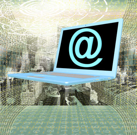 Internet.Computer technologies connectionの写真素材