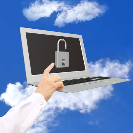 Security Internet technologies concept of global business or social network connectionの写真素材