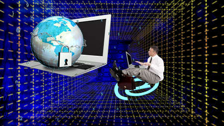 Safety Internet.Security connection.Concept
