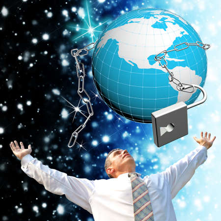 Security in Internet.の写真素材