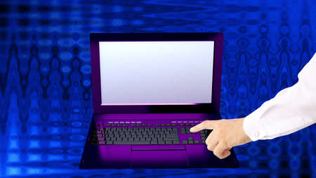 Innovative computer Internet technology for global  businessの写真素材