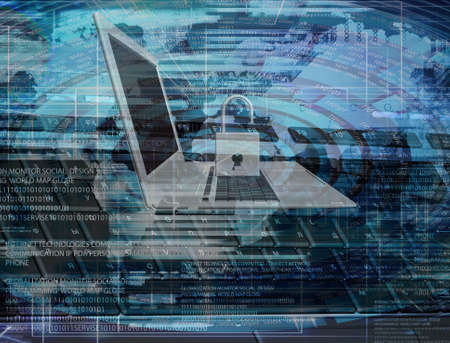 Innovation connection technology.Generation computer innovationの写真素材