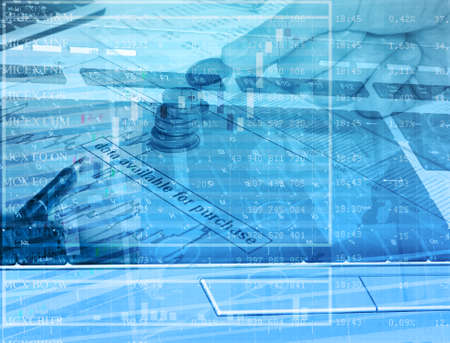 Global e-banking technology.Finance abstract imageの写真素材