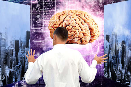 Engineer.developer.designing engineering software in generation Internet technologyの写真素材