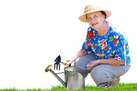 Gardening womanの写真素材