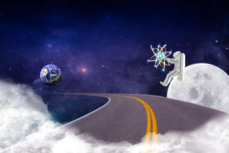Space mission in planet earth.