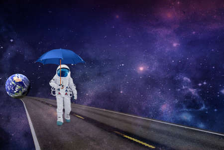 Cosmonaut space walk