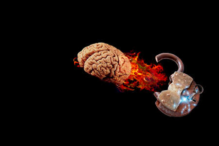 free creative thinking conceptの写真素材