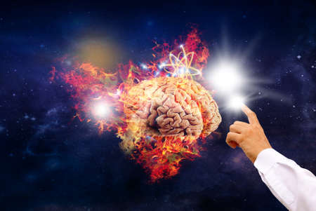 Idea in science conceptの写真素材