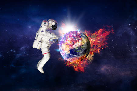 Cosmonaut and missionの写真素材