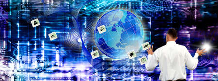 Concept wirelessの写真素材