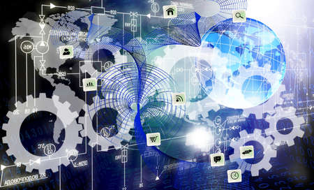 Engineering cyber wireless technologiesの写真素材