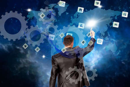 wireless internet technologies conceptの写真素材