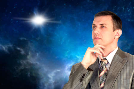 business thought conceptの写真素材