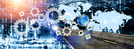 wireless internet concept background