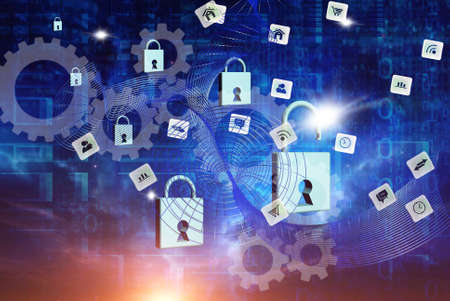 Safety wireless internetの写真素材