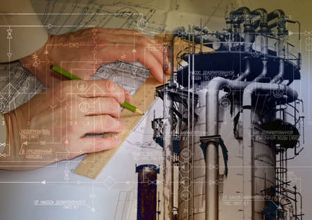 Engineering construction business conceptの写真素材