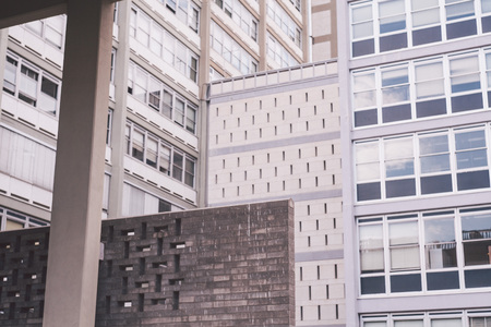 old constructivist buildings in Romeの写真素材