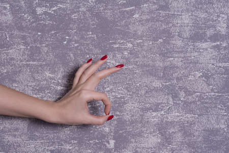 hand and gesture okの写真素材