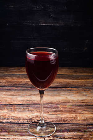 glass of red wineの写真素材