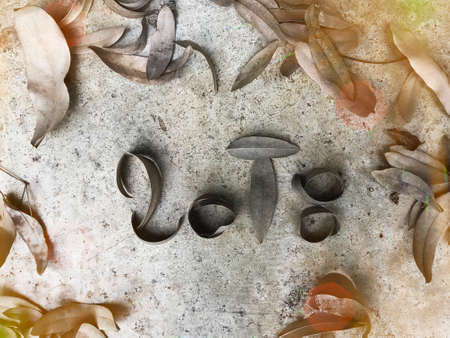 Happy New Year 2018 on the background.の写真素材