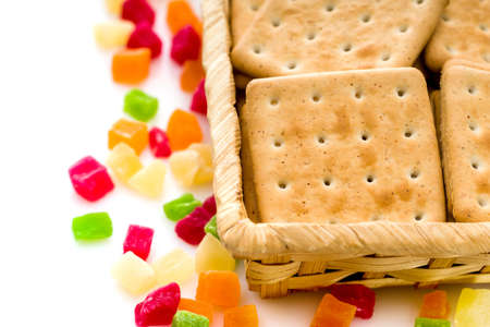 cracker biscuitsの写真素材