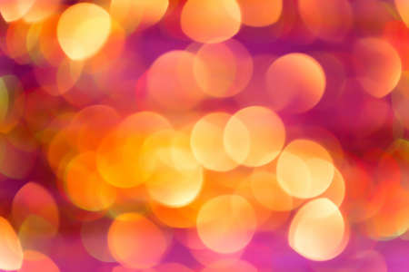 Red and orange of blurred lights holiday bokeh  Abstract Christmas background