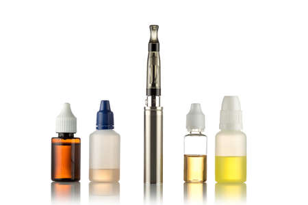 Electronic cigarettes isolated on white