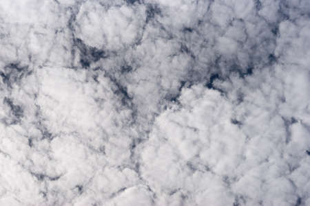 Blue clouds and sky. Natural cloudscape backgroundの写真素材