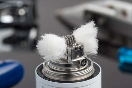 Multistrand Ribbon Fused Clapton on a dripper goldの写真素材