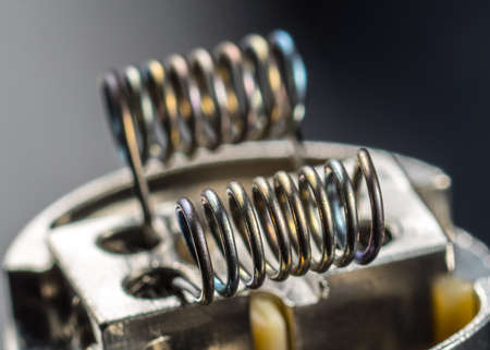 Multistrand Ribbon Fused Clapton on a dripper goldの写真素材