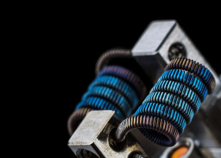 Multistrand Ribbon Fused Clapton on a dripper goldの写真素材