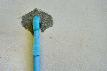 old pvc pipeの写真素材