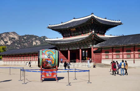 Korean traditional drumのeditorial素材