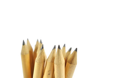 Pencil on white backgrounの写真素材
