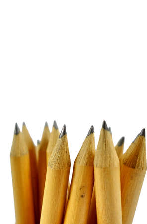 Pencil on white backgrounの写真素材