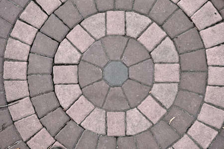 Patio bricks floorの写真素材