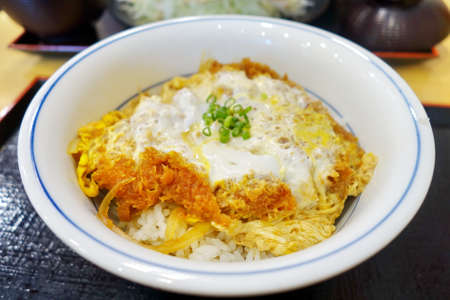 japanese cuisine, Tonkatsu Don Cutlet riceの写真素材