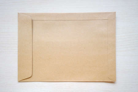 Brown paper envelopeの写真素材