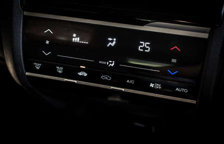 Car air automatic digital conditioning system,Button on dashboard in car panel