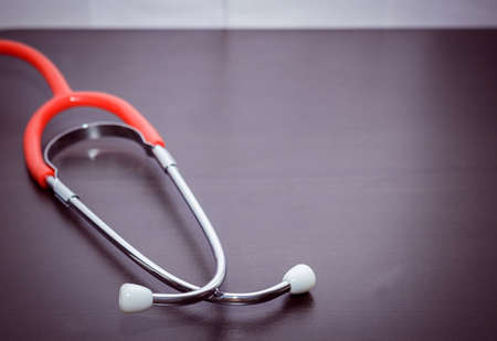 Stethoscope on desk, Healthcare and medical concept,Selective focusの写真素材